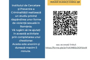 Chestionar online privind prevalența formelor de violență sexuală